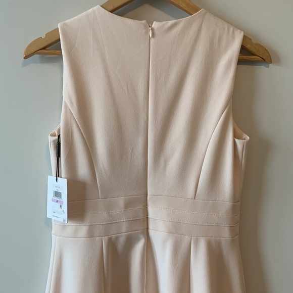 NEW! Calvin Klein Fit & Flare Petite Pink Evening Dress Size 6P - Picture 10 of 17